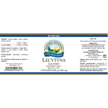 Gélules de lécithine de soja NSP