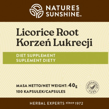 Complément alimentaire à base de racine de réglisse NSP