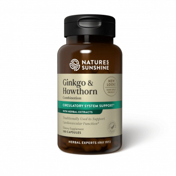 Complexe de ginkgo et d'aubépine 100 gélules