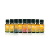 Un coffret d'huiles essentielles naturelles